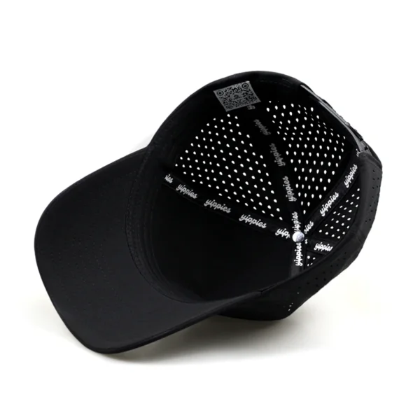 Waterproof Laser Cut Hole Perforated Hat Palm Tree Waterproof Hat Laser Cut Holes Polyester Laser Cut Hole Perforated Golf Hat - Image 2
