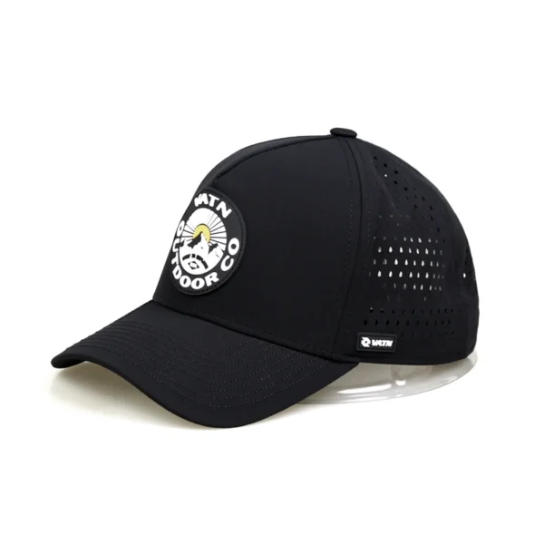 Golf Hat Laser Cut Waterproof Custom Waterproof Laser Cut Hat Custom Logo Five Panel Waterproof Hat