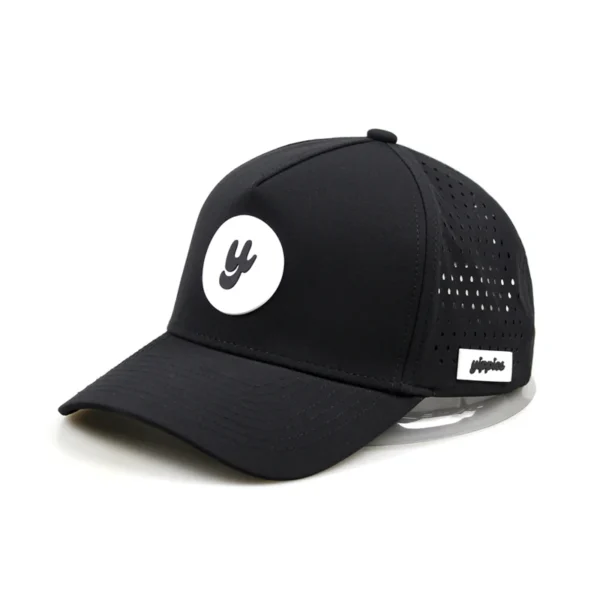 Waterproof Laser Cut Hole Perforated Hat Palm Tree Waterproof Hat Laser Cut Holes Polyester Laser Cut Hole Perforated Golf Hat