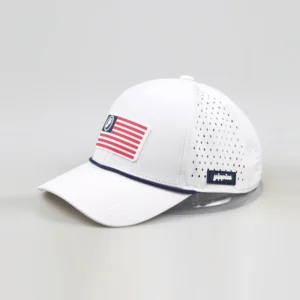 Polyester Waterproof Cap  Laser Waterproof Performance Golf Cap Water Resistance