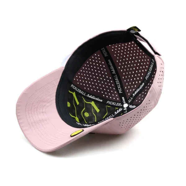 Laser Cutting Holes Cap Laser Cut Hole Baseball Cap Waterproof Hat HS16 Waterproof Holf Hat - Image 2