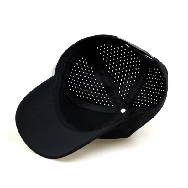 Golf Caps  Waterproof Laser Drilling Hole Perforated Cap With Waterproof Performance Golf Cap Water Resistance - Image 2