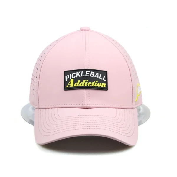 Pink Custom Waterproof Baseball Cap Baseball Hat - Image 4