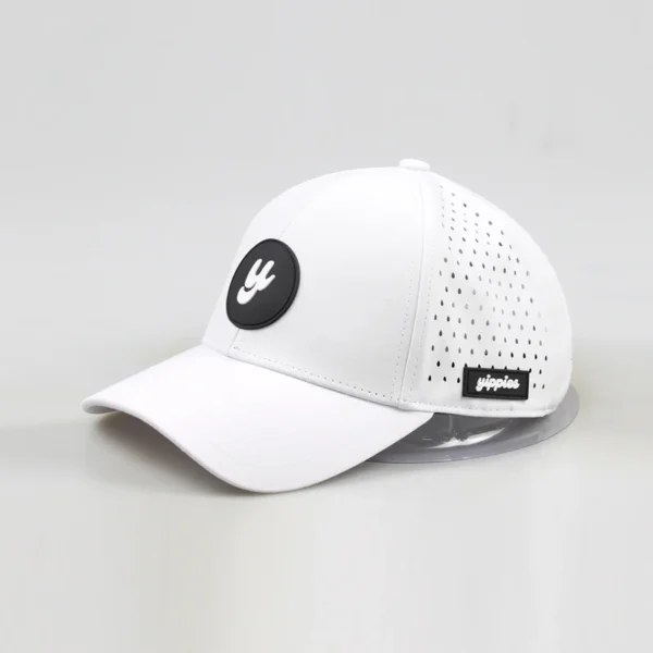 Laser Hole Hat Waterproof Hole Drilled Baseball Hat Waterproof Sport Cap HS15 Breathable Quick-Dry Baseball Cap